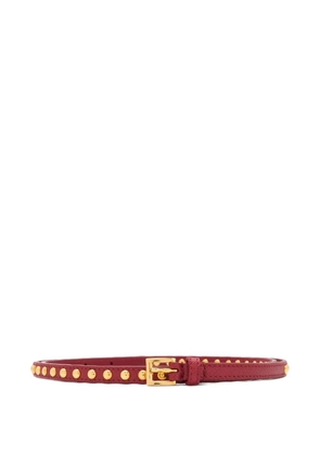 Prada stud detail belt - Red