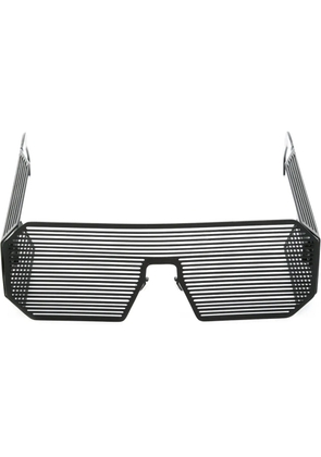 Linda Farrow Boris Bidjan Saberi 'Shutter' sunglasses - Black