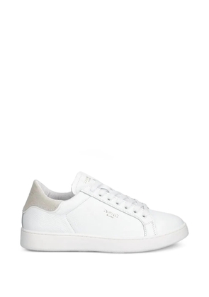 TWINSET panelled leather sneakers - White