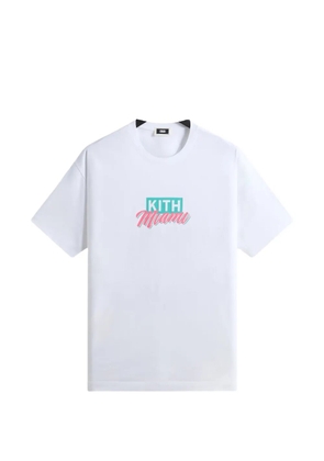KITH Miami Classic Logo short-sleeve T-shirt - White