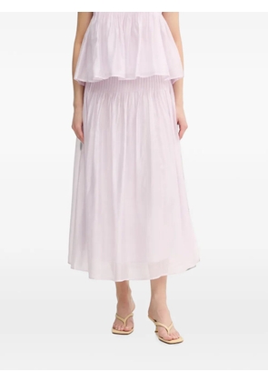 Hoss Intropia Rania pleated maxi skirt - Purple