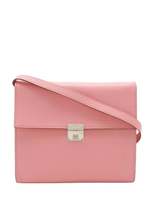 Hermès Pre-Owned 2020 Chevre Mysore Clic 16 Wallet On Strap crossbody bag - Pink