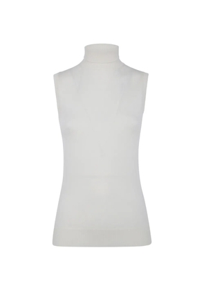 Max Mara sleeveless turtleneck top - Neutrals