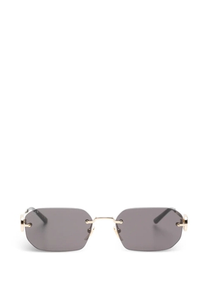 Gucci Eyewear Interlocking G rimless sunglasses - Gold