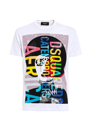 DSQUARED2 graphic-print T-shirt - White