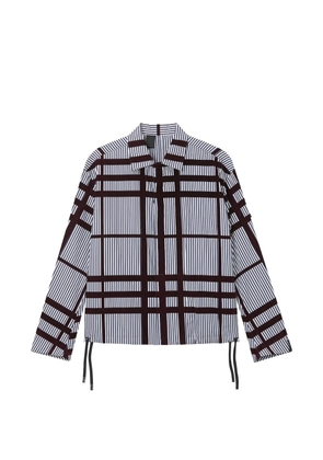 N.HOOLYWOOD checked shirt - White