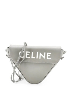Celine Pre-Owned Triangle Bag Leather Small crossbody bag - Grey