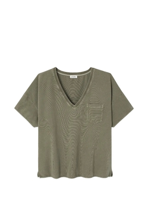 American Vintage Lycaz V-neck T-shirt - Green