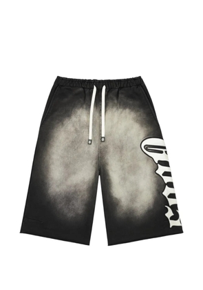 GODSPEED OG 3QTR logo-appliqué shorts - Black