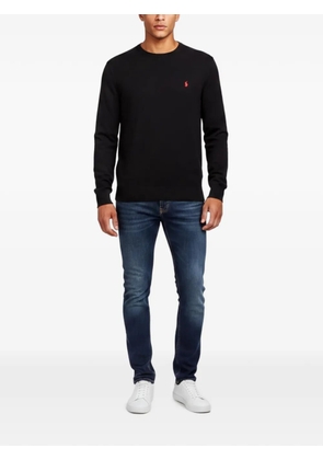 Polo Ralph Lauren Vintage logo-embroidered crew-neck sweater - Black