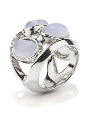 Goossens chalcedony ring - Silver