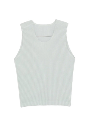 Homme Plissé Issey Miyake pleated sleeveless top - Grey