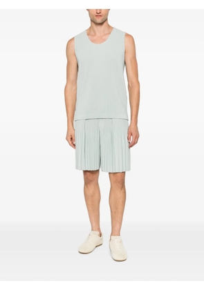 Homme Plissé Issey Miyake pleated sleeveless top - Grey