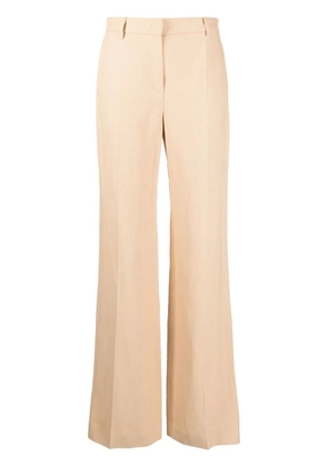 Alberta Ferretti high-waisted straight-leg trousers - Neutrals