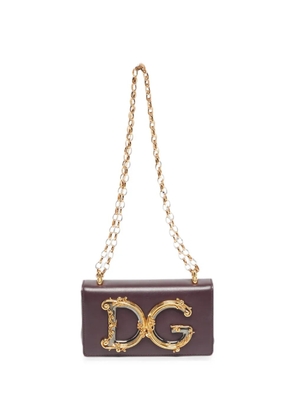 Dolce & Gabbana Pre-Owned DG Girls leather phone bag - Brown