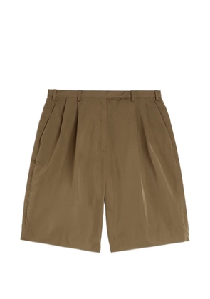 Jil Sander pleated radzmir shorts - Brown