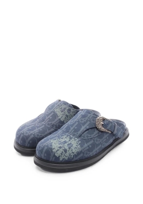 Christian Dior Pre-Owned 2010s Tears Aqua mules - Blue