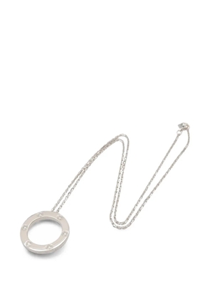 Cartier 2010s Love Circle diamond necklace - Silver