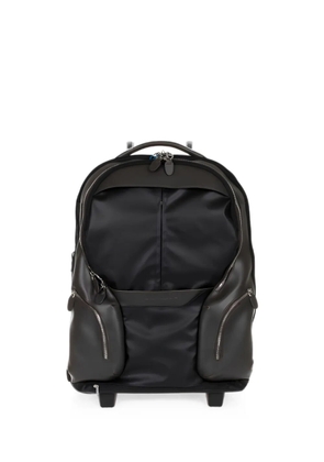 PIQUADRO Coleos leather cabin suitcase - Black