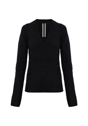 Rick Owens V-neck cashmere-blend sweater - Black