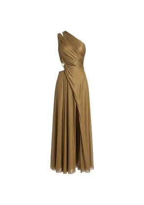 Cult Gaia Zan draped maxi gown - Gold