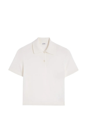 Jil Sander wool polo shirt - White