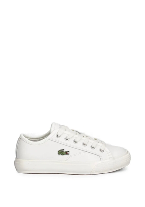 Lacoste Backcourt logo-patch lace-up sneakers - White