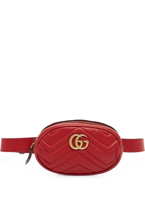 Gucci Pre-Owned GG Marmont matelassé mini belt bag - Red