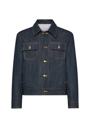 Thom Browne selvedge backstrap denim jacket - Blue