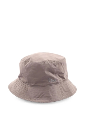 Christian Dior Pre-Owned 2010s Oblique reversible bucket hat - Grey