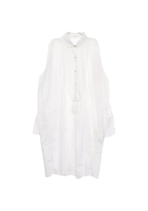 The Row Pre-Owned 2000s midi shirt dress - White