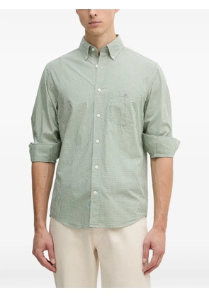 Gant gingham-check button-down shirt - Green