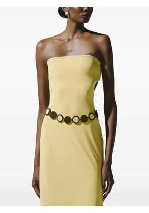 Baobab Mambo strapless cut-out maxi dress - Yellow