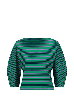 Lela Rose striped top - Green