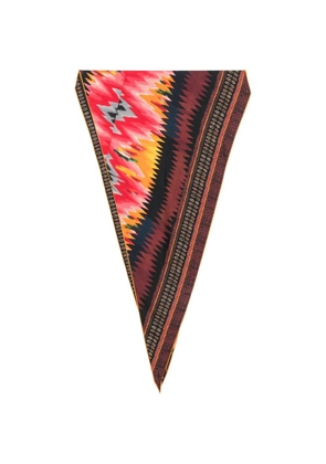 Pierre-Louis Mascia ikat-print scarf - Red