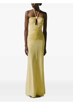 Baobab Romina ruched cut-out maxi dress - Yellow