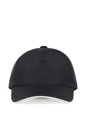 Loro Piana logo-embroidered baseball cap - Blue