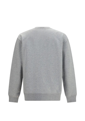 Balmain logo-embroidered sweatshirt - Grey