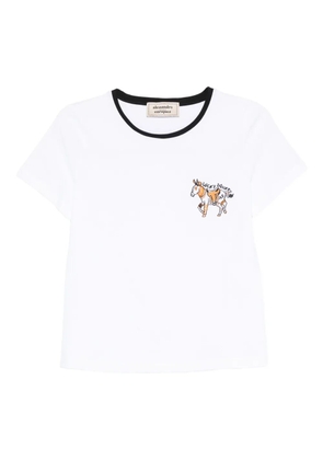 alessandro enriquez embroidered T-shirt - White