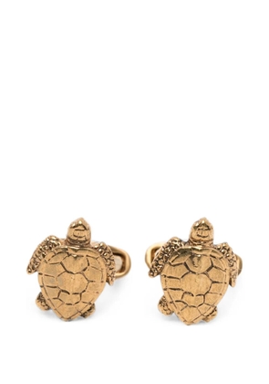 Roberto Cavalli turtle-motif cufflinks - Gold