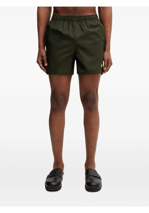 Fred Perry logo-embroidered swim shorts - Green