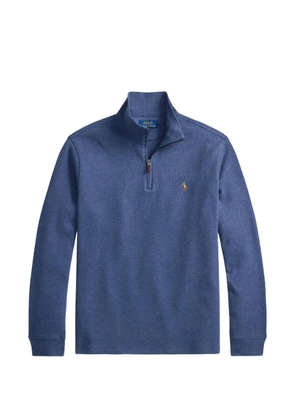 Polo Ralph Lauren Estate-rib quarter-zip sweater - Blue