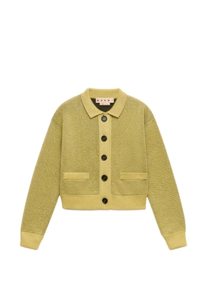 Marni button-up wool cardigan - Yellow