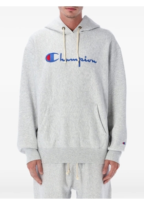 Champion logo-embroidered drawstring hoodie - Grey