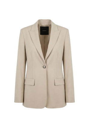 PINKO peak-lapel single-breasted blazer - Neutrals