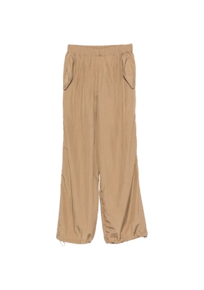 A.M.G. drawstring-waist gathered-cuff trousers - Neutrals