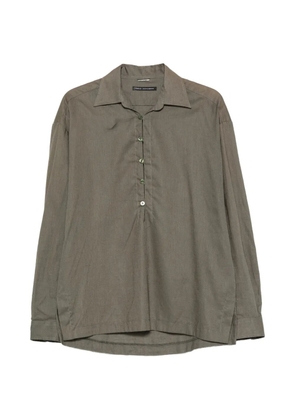 Daniele Alessandrini button-fastening long-sleeve shirt - Green
