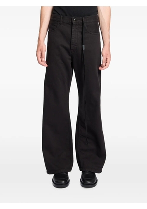 Ann Demeulemeester Modest five-pocket flared jeans - Black