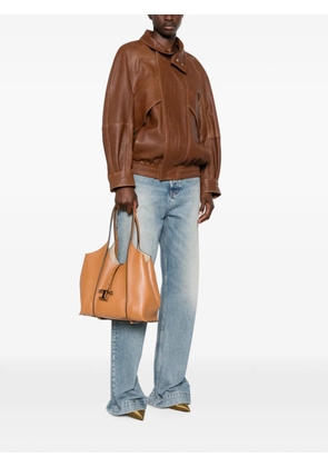 Tod's T Timeless leather tote bag - Brown