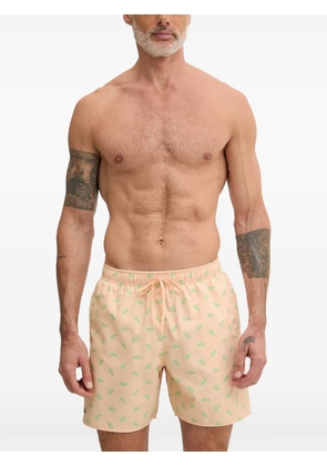 Lacoste logo-print swim shorts - Pink